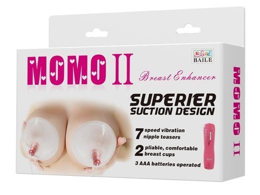 Вибромассажер для груди BAILE - MOMO II Superier suction design, BI-014070-1