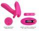 Вибробабочка с стимулятором клитора PRETTY LOVE - Remote Control Massager, BI-014850W-1