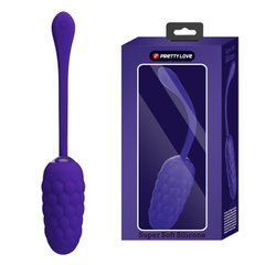 УЦЕНКА - Виброяйцо с рельефным дизайном Pretty Love - MARINA EGG Purple, DIS-BI-014708-3