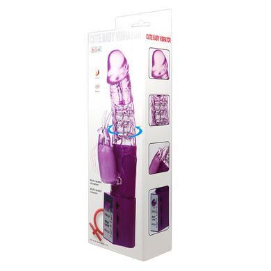Вибратор с cтимулятором клитора "Cute baby vibrator" BW-004102