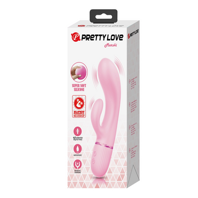 Вібромасажер для стимуляції точки G та клітора Pretty Love - Marski Pink, BW-500059