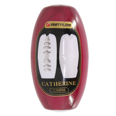 Мастурбатор яйце Pretty Love CATHERINE - Caspar White, BI-014832-4-2
