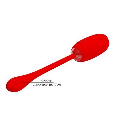 Віброяйце серії Pretty Love - Kirk EGG Red, BI-014654-2