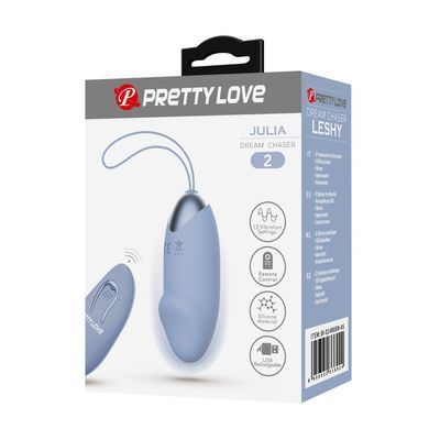 Виброяйцо серии Pretty Love - Julia Dream chaser 2 Blue, BI-014362W-4A5