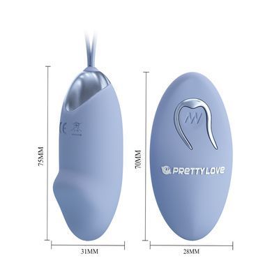 Виброяйцо серии Pretty Love - Julia Dream chaser 2 Blue, BI-014362W-4A5