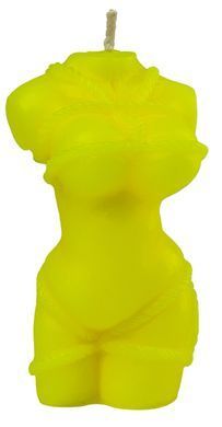 Свеча LOVE FLAME - Shibari I Yellow Fluor, CPS09-YELLOW