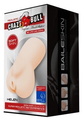 Мастурбатор-вагина Crazy Bull - Helen Realistic Vagina Vibration, BM-009147Z