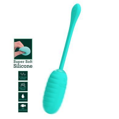 Виброяйцо серии Pretty Love - Kirk EGG Green, BI-014654-4