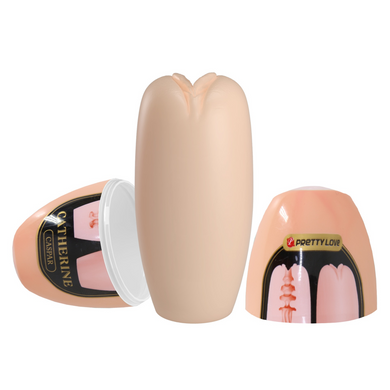 Мастурбатор яйцо Pretty Love CATHERINE - Caspar Beige, BI-014832-4-3