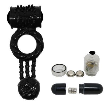 Ерекційне вібро кільце із стимулятором клітора BAILE Sweet Vibration Ring, BI-014080-1