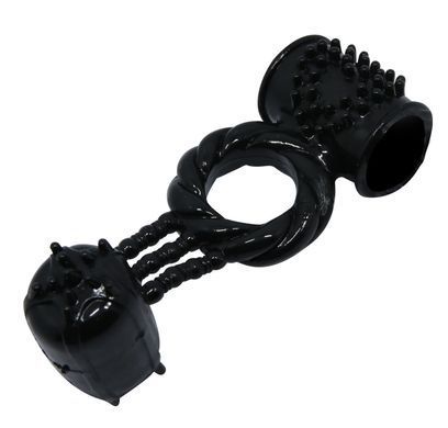 Ерекційне вібро кільце із стимулятором клітора BAILE Sweet Vibration Ring, BI-014080-1