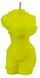 Свеча LOVE FLAME - Shibari I Yellow Fluor, CPS09-YELLOW