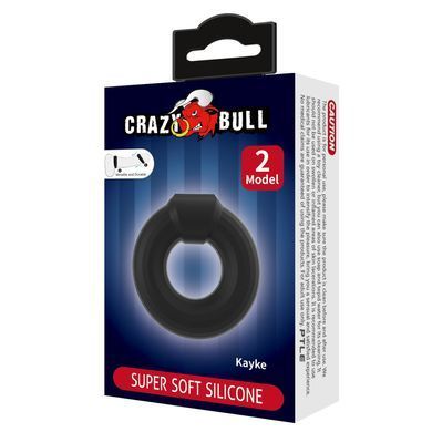 Эрекционное кольцо Crazy Bull №2 - Kayke super soft silicone, BI-210360