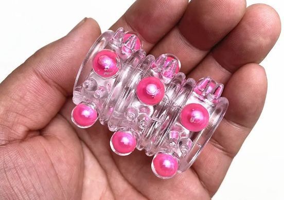 Насадка стимулююча AR028-01 Pink, (1 шт )