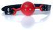 Кляп Fetish Boss Series - Ball Gag rubber Red 1, BS6100032