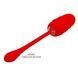 Віброяйце з рельєфним дизайном Pretty Love - MARINA EGG Red, BI-014708-2
