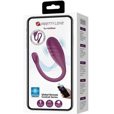 Виброяйцо управляемое смартфоном Pretty Love - LEVIATHAN Mobile APP, BI-300103HP