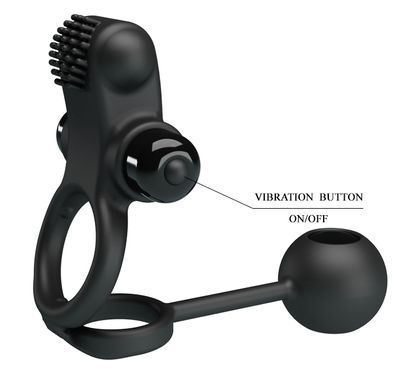 Кільце ерекційне Pretty Love VIBRATION PENIS SLEEVE IV, BI-210211