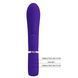 Вібратор з м'якою головкою і кліторальной стимуляцією Pretty Love - Thomas USB Purple, BI-014621-3