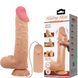 Вібратор на присосці з хребтом та ефектом ковзної шкіри BAILE - Sliding Skin 9,4'' Flesh, BW-008104ZRG