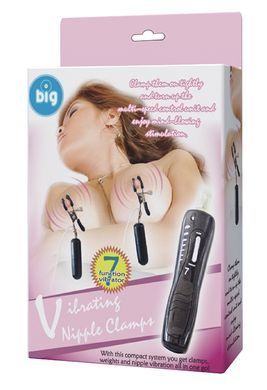 Вібростимулятор для грудей BAILE - Vibrating Nipple Clamps, BI-036020