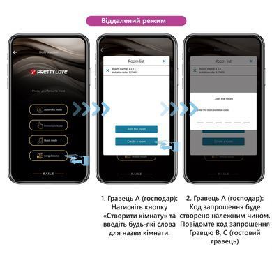 Вібромасажер серії Pretty Love - Billy APP Purple, BI-300051HP