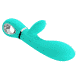 Вібратор з м'якою головкою і кліторальной стимуляцією Pretty Love - Thomas USB Green, BI-014621-4