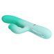 Пульсатор із кліторальним стимулятором Pretty Love - Gigi Light Green, 7 thumping functions 7 licking modes, BW-500035-4