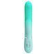 Пульсатор із кліторальним стимулятором Pretty Love - Gigi Light Green, 7 thumping functions 7 licking modes, BW-500035-4