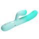 Пульсатор із кліторальним стимулятором Pretty Love - Gigi Light Green, 7 thumping functions 7 licking modes, BW-500035-4