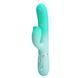 Пульсатор із кліторальним стимулятором Pretty Love - Gigi Light Green, 7 thumping functions 7 licking modes, BW-500035-4