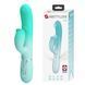 Пульсатор із кліторальним стимулятором Pretty Love - Gigi Light Green, 7 thumping functions 7 licking modes, BW-500035-4