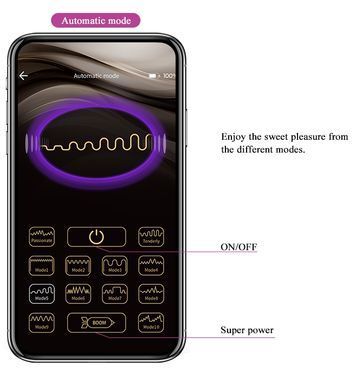 Виброяйцо управляемое смартфоном Pretty Love - Catalina Mobile APP remote control, BI-014654HP