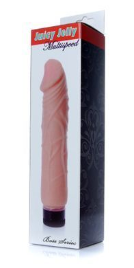 Вибратор Boss Series - Juicy Jelly Multispeed Skin, ( длина 22 см, диаметр 4 см ) BS6700074