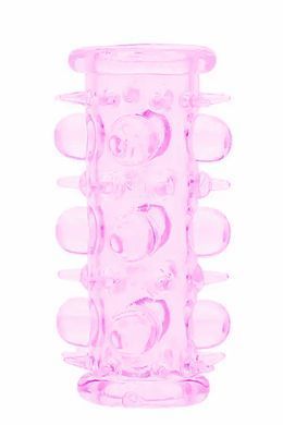 Насадка стимулююча BOSS Stretchy Sleeve Pink, BS6700012