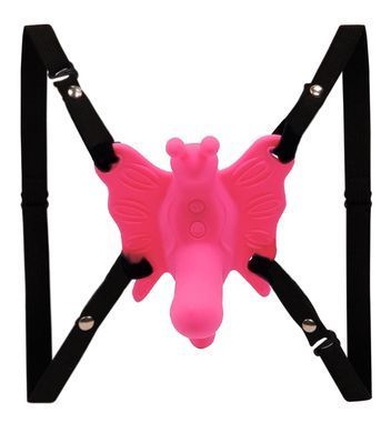 Вібро-стимулятор метелик з пультом ду BAILE - ULTRA PASSIONATE HARNESS, BW-022045W