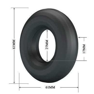 Ерекційне кільце Crazy Bull - Urban super soft silicone, BI-210253