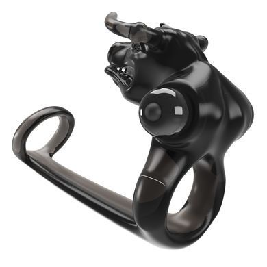 Насадка с вибрацией Pretty Love - BULL WARRIOR BLACK, BI-210333