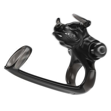Насадка с вибрацией Pretty Love - BULL WARRIOR BLACK, BI-210333