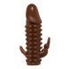 Насадка - презерватив BI-016004-0902S ( коричневая )