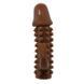 Насадка - презерватив BI-016004-0902S ( коричневая )