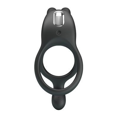 Ерекційне вібро кільце Pretty Love - SETH Black, 7 vibration functions, BI-210335