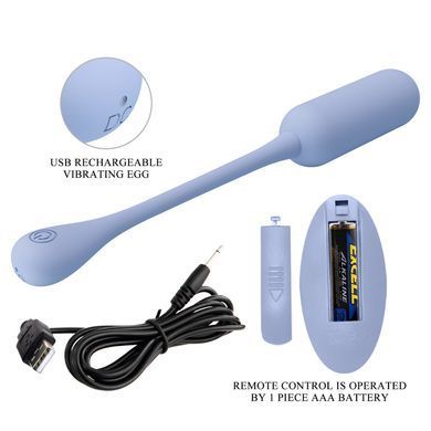 Віброяйце з дистанційним управлінням Pretty Love - Lechies Dream chaser 5 Blue, BI-014867W-A5