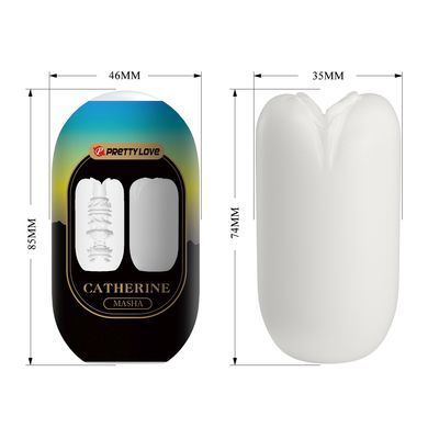 Мастурбатор яйце Pretty Love Catherine - Masha White, BI-014931-4-2