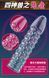 Стимулююча насадка-презерватив Meleon - Rosefinch Crystal Wolf tooth sleeve, PS-38