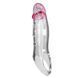 Насадка-презерватив PRETTY LOVE - Damell Penis Sleeve Clear Pink, BI-026278NM