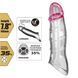 Насадка-презерватив PRETTY LOVE - Damell Penis Sleeve Clear Pink, BI-026278NM