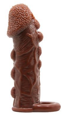 Насадка - презерватив Brave Man, BI-016012 ( коричневая )