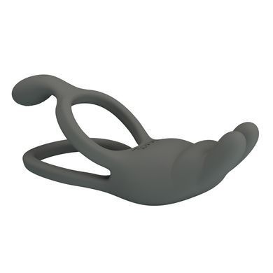 Ерекційне вібро кільце Pretty Love - MASTER RING Gray, 7 vibration functions, BI-210335-1