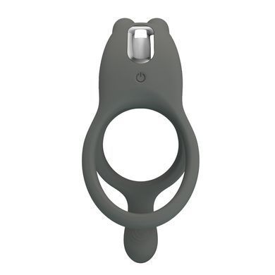 Ерекційне вібро кільце Pretty Love - MASTER RING Gray, 7 vibration functions, BI-210335-1